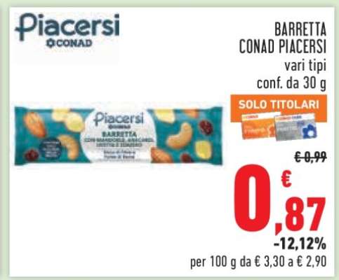 BARRETTA CONAD PIACERSI