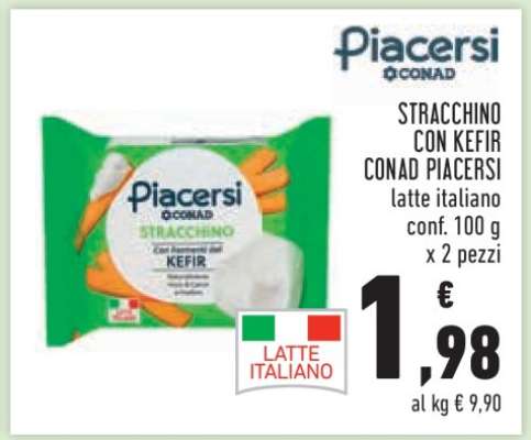 STRACCHINO CON KEFIR CONAD PIACERSI