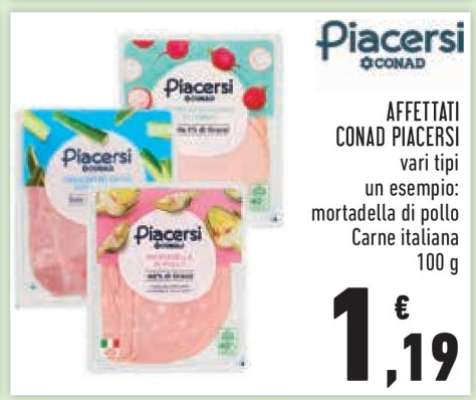AFFETTATI CONAD PIACERSI