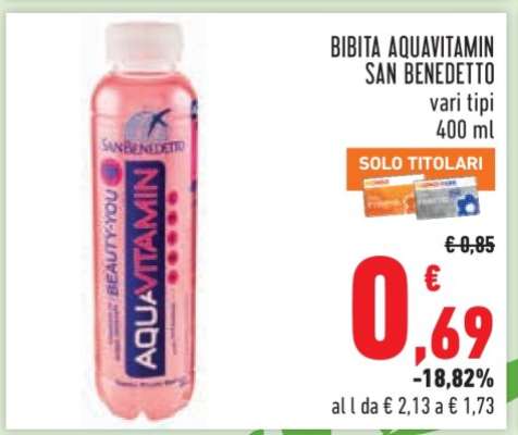 BIBITA AQUAVITAMIN SAN BENEDETTO