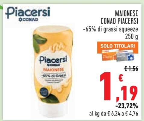 MAIONESE CONAD PIACERSI