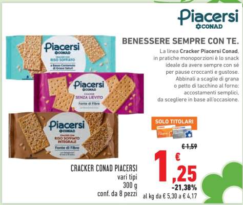 CRACKER CONAD PIACERSI
