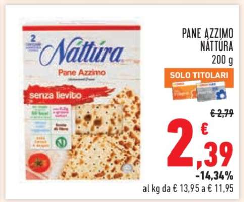 Pane Azzimo Nattura