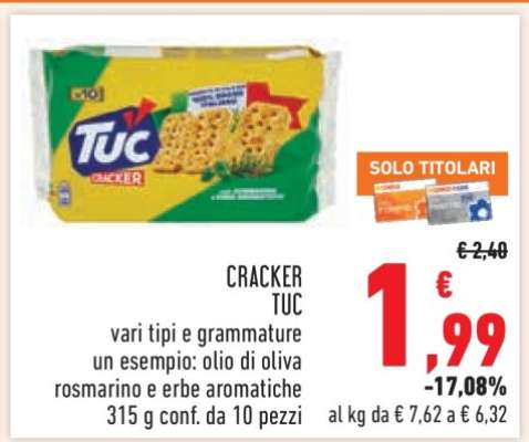 CRACKER TUC