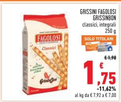 GRISSINI FAGOLOSI GRISSINBON
