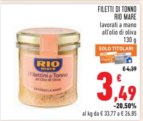 FILETTI DI TONNO RIO MARE