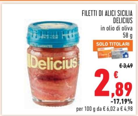 FILETTI DI ALICI SICILIA DELICIUS