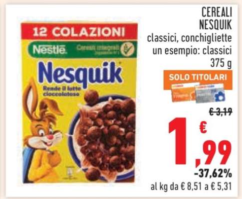 CEREALI NESQUIK