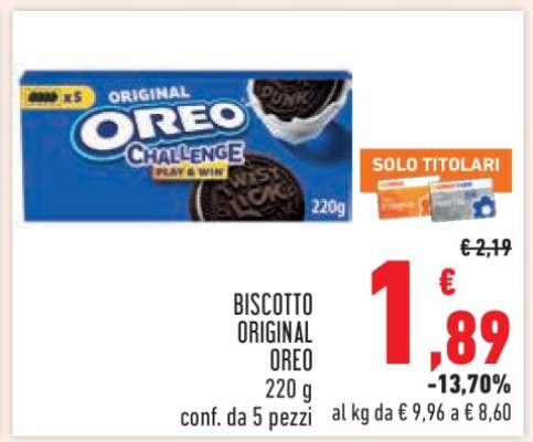 Biscotto Original Oreo