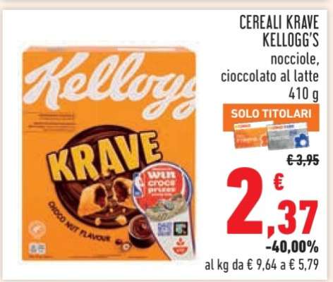 Cereali Krave Kellogg's