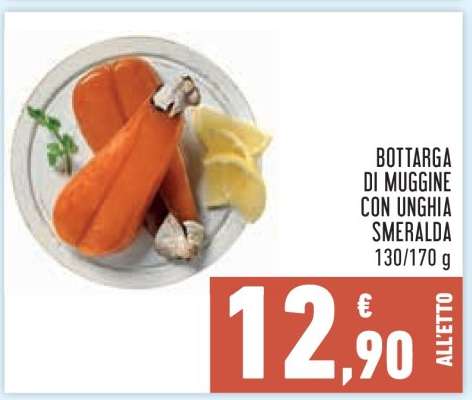 Bottarga di muggine con unghia Smeralda