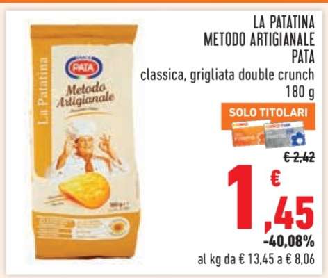 La Patatina Metodo Artigianale Pata