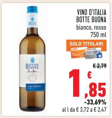 Vino D'Italia Botte Buona