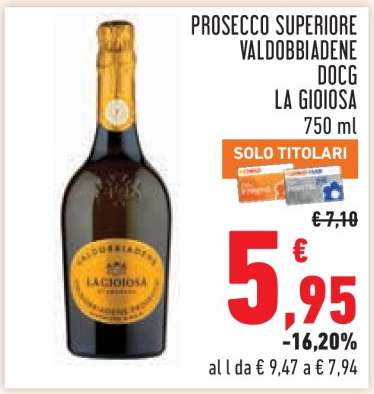 Prosecco Superiore Valdobbiadene DOCG La Gioiosa