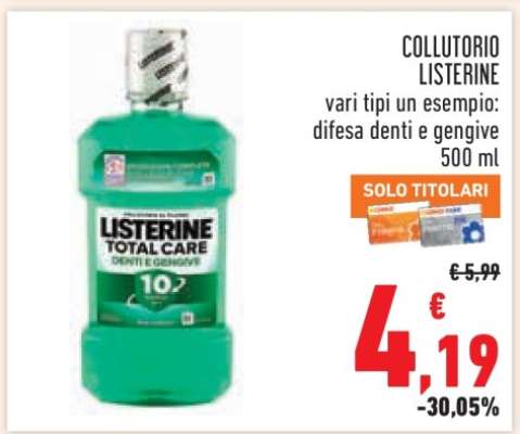 Collutorio Listerine