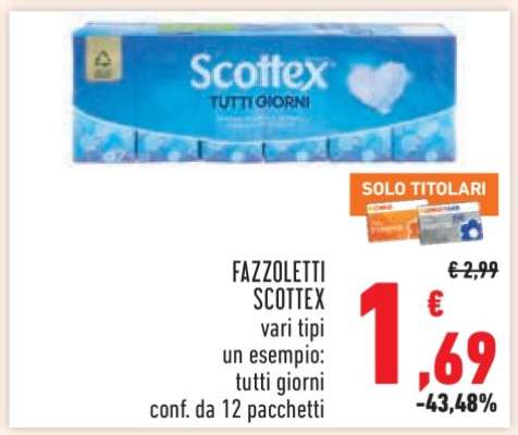 FAZZOLETTI SCOTTEX