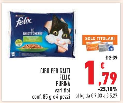 Cibo per Gatti Felix Purina