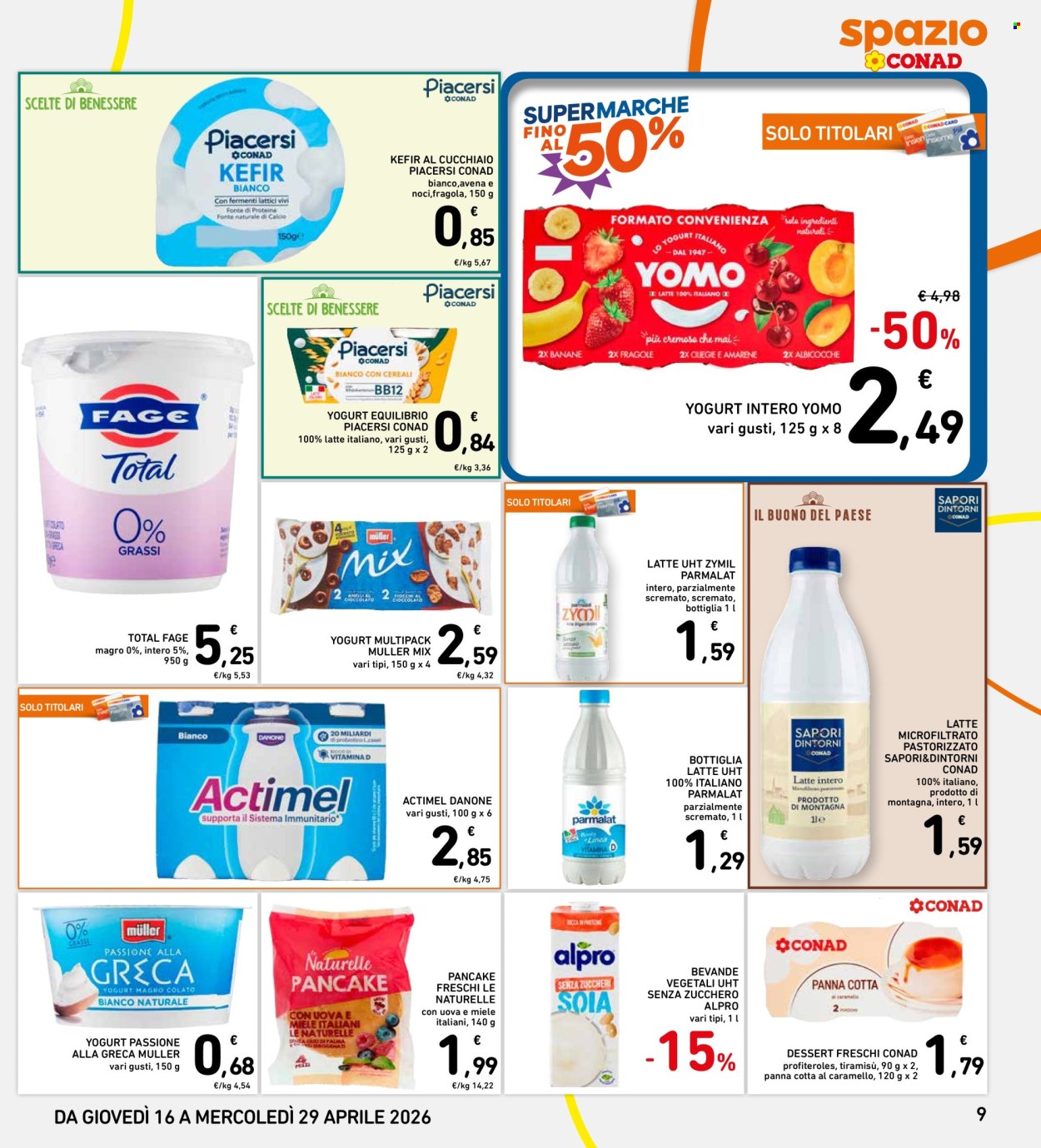Volantino Spazio Conad - 16/4/2026 - 29/4/2026. Pagina 9