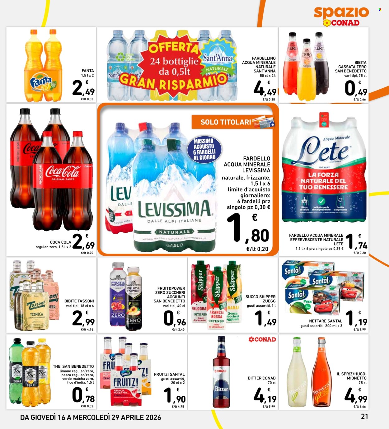 Volantino Spazio Conad - 16/4/2026 - 29/4/2026. Pagina 21