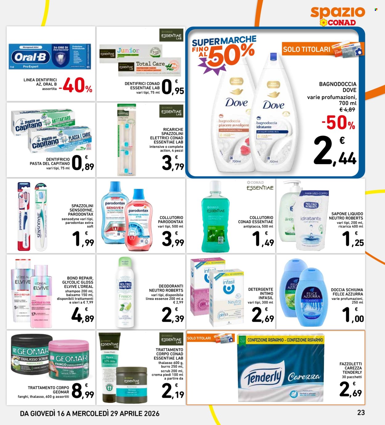 Volantino Spazio Conad - 16/4/2026 - 29/4/2026. Pagina 23