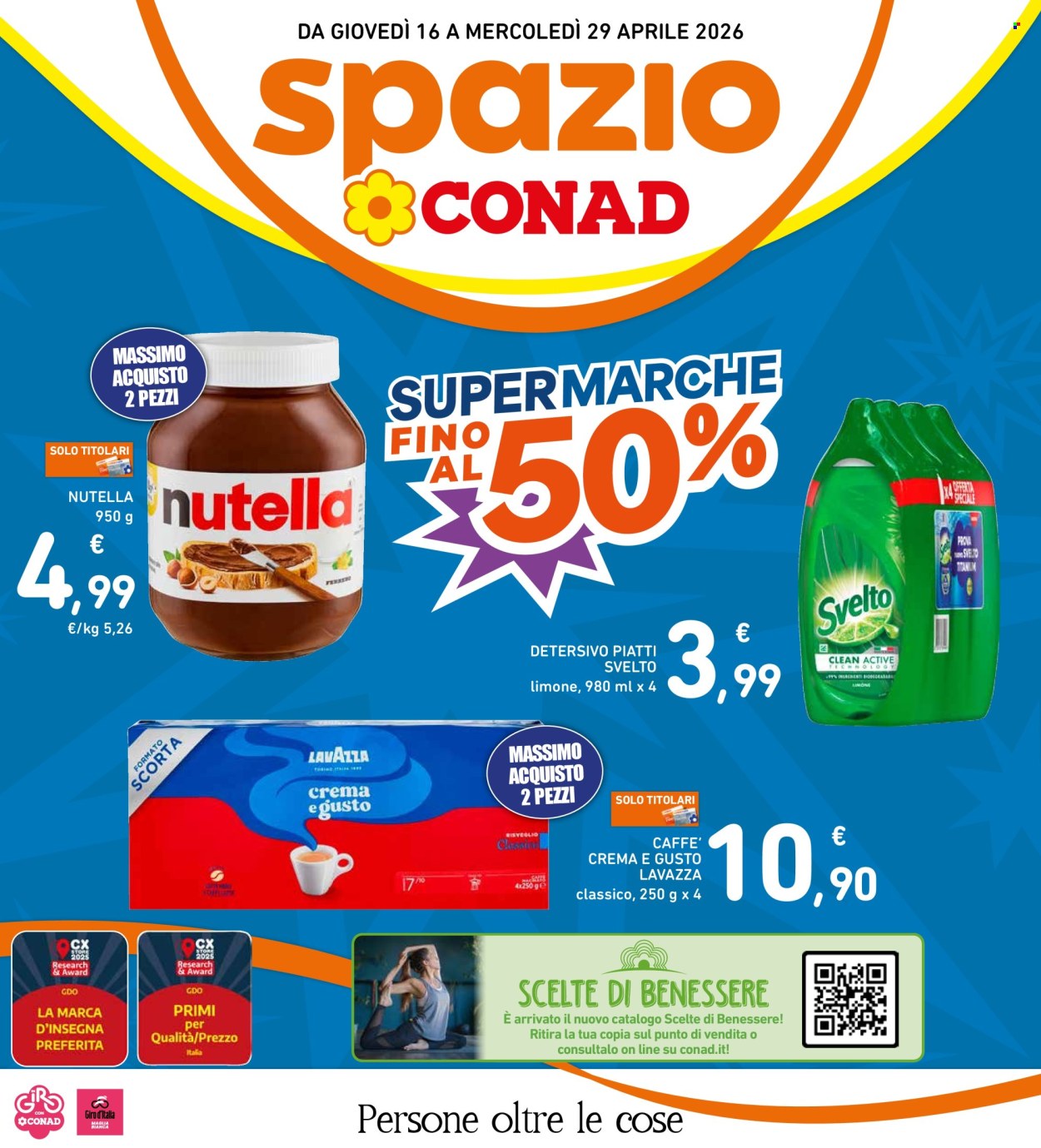 Volantino Spazio Conad - 16/4/2026 - 29/4/2026. Pagina 1
