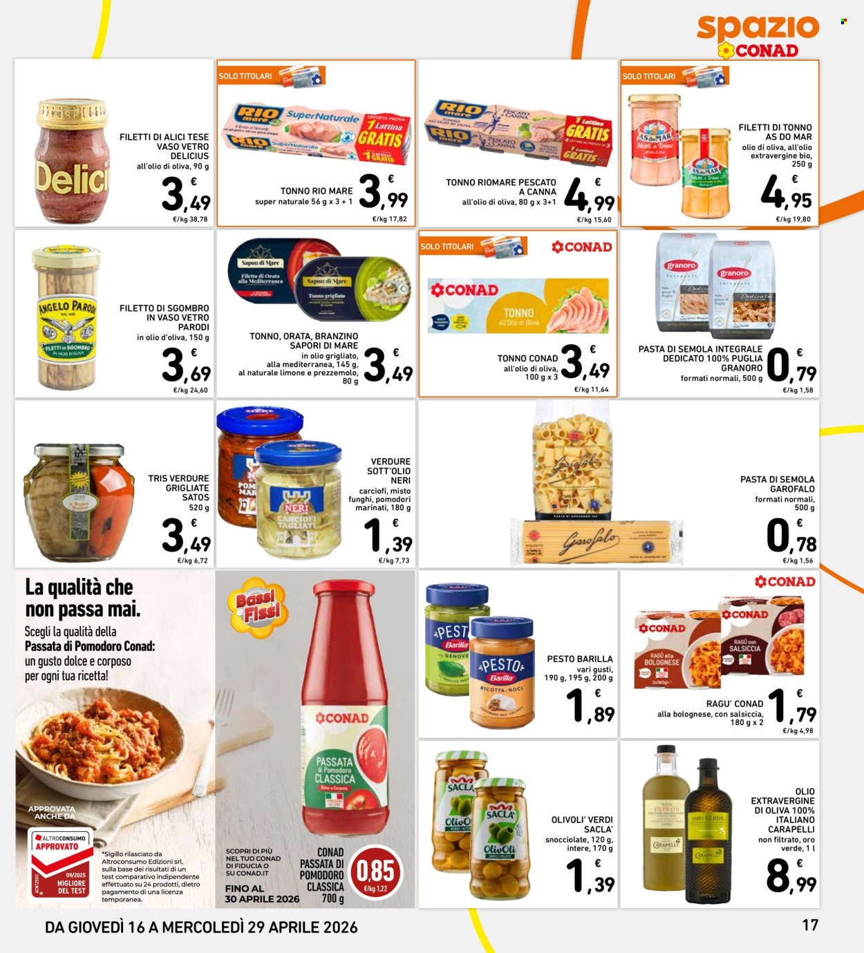 Volantino Spazio Conad - 16/4/2026 - 29/4/2026. Pagina 17