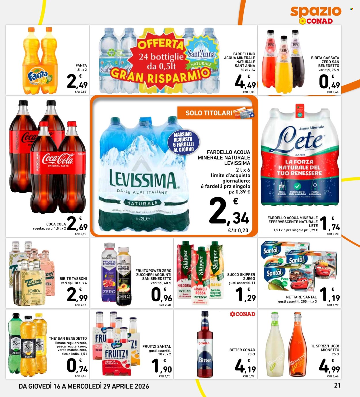 Volantino Spazio Conad - 16/4/2026 - 29/4/2026. Pagina 21