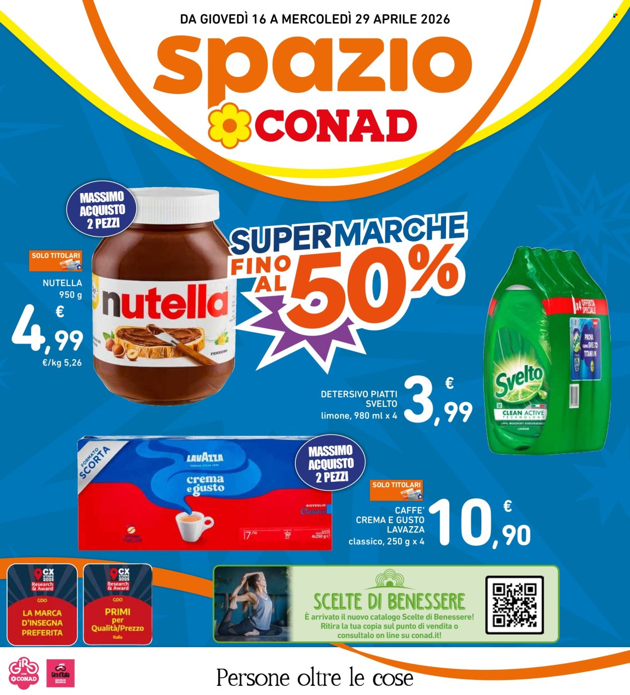 Volantino Spazio Conad - 16/4/2026 - 29/4/2026. Pagina 1