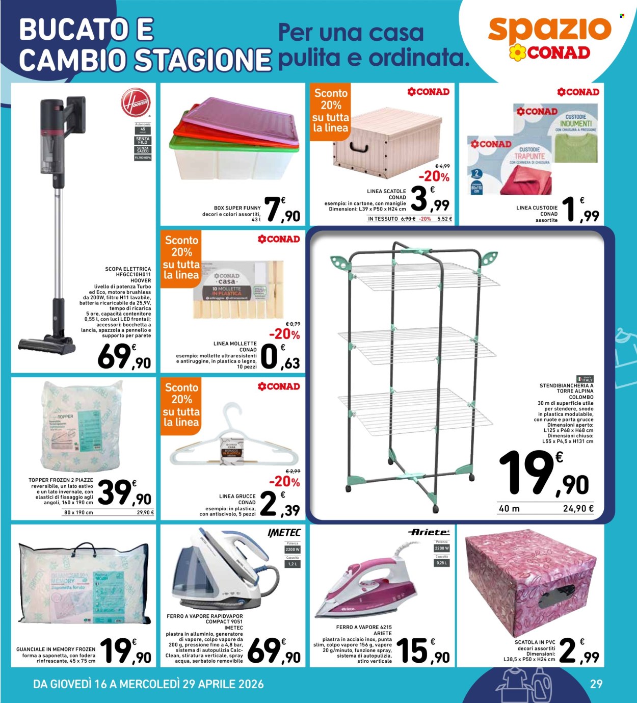 Volantino Spazio Conad - 16/4/2026 - 29/4/2026. Pagina 29