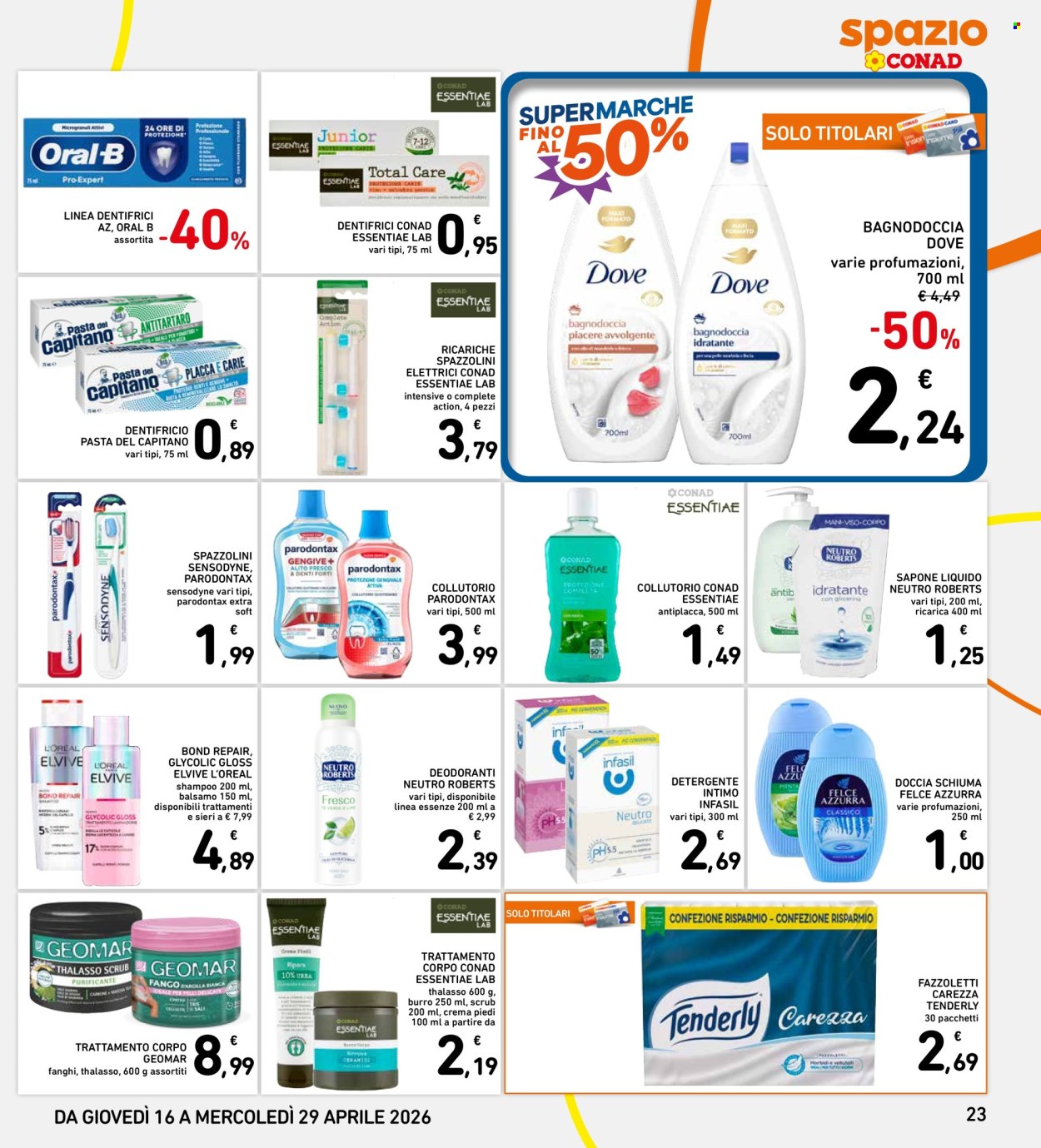 Volantino Spazio Conad - 16/4/2026 - 29/4/2026. Pagina 23