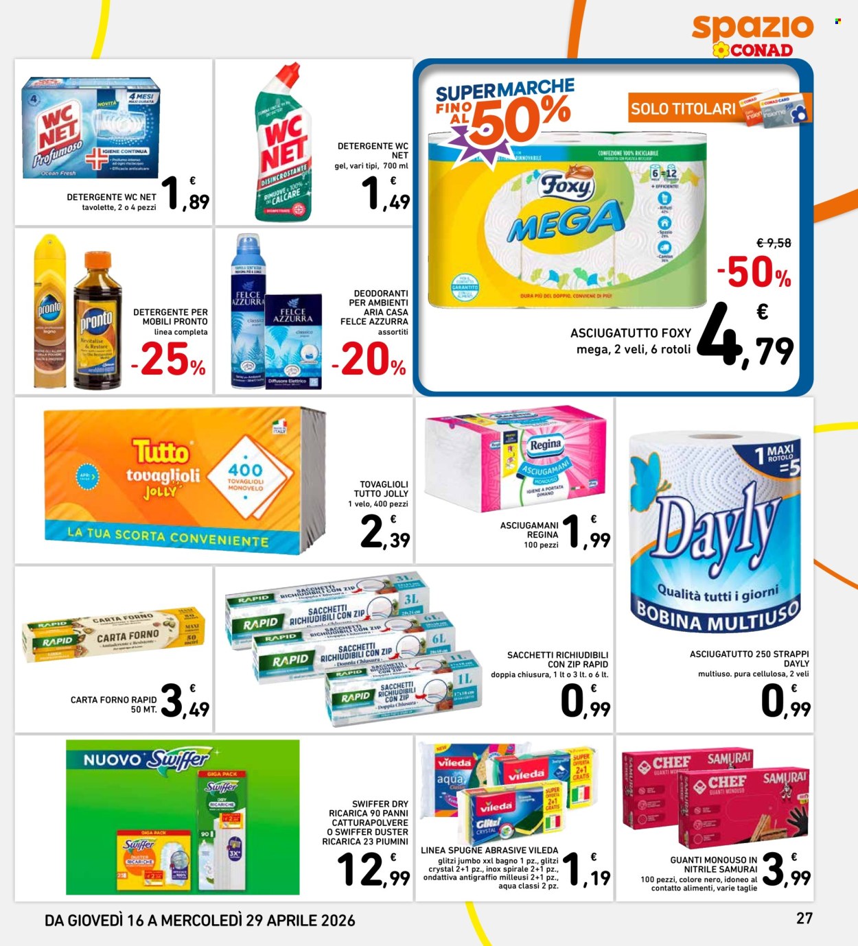 Volantino Spazio Conad - 16/4/2026 - 29/4/2026. Pagina 27