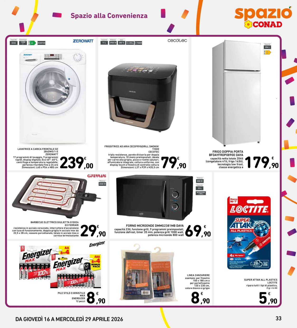 Volantino Spazio Conad - 16/4/2026 - 29/4/2026. Pagina 33