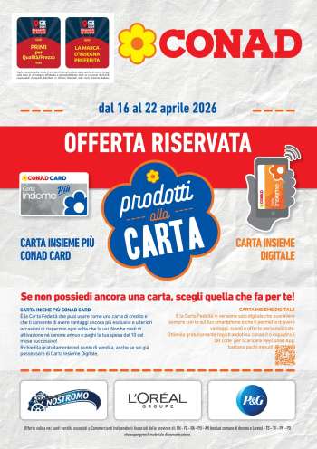 Volantino Conad - 16/4/2026 - 22/4/2026.