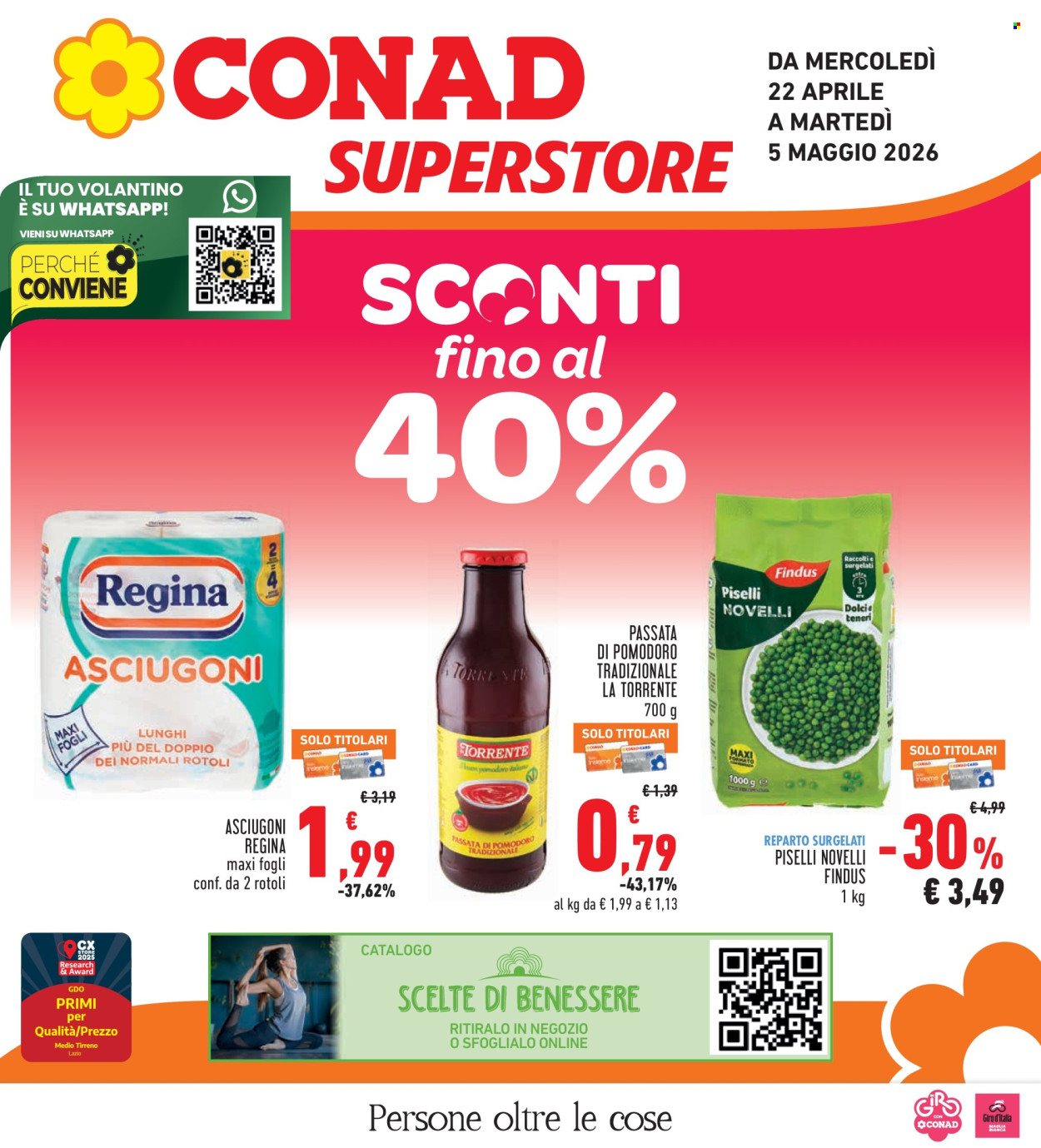 Volantino Conad - 22/4/2026 - 5/5/2026. Pagina 1