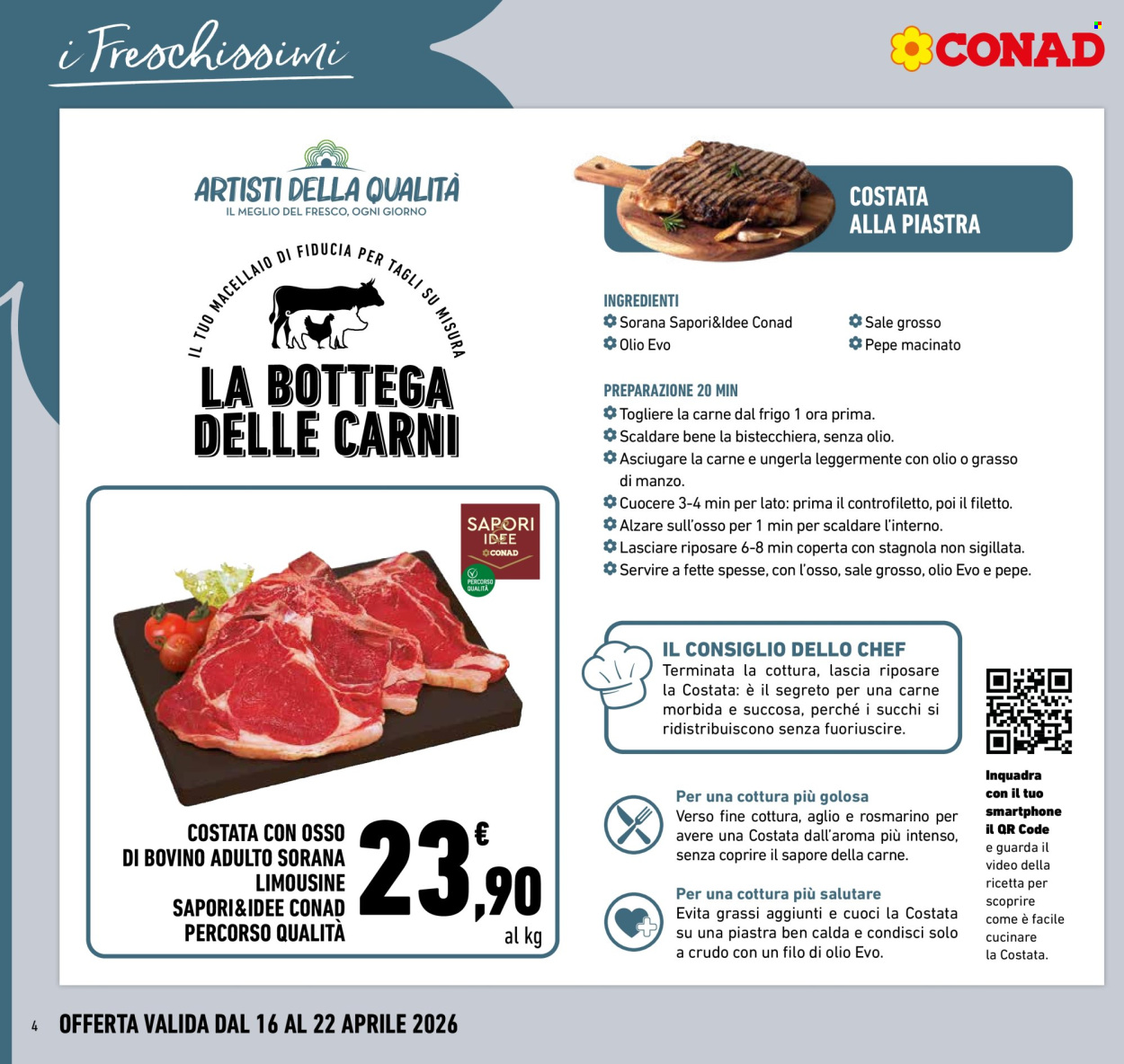 Volantino Conad - 16/4/2026 - 22/4/2026. Pagina 4