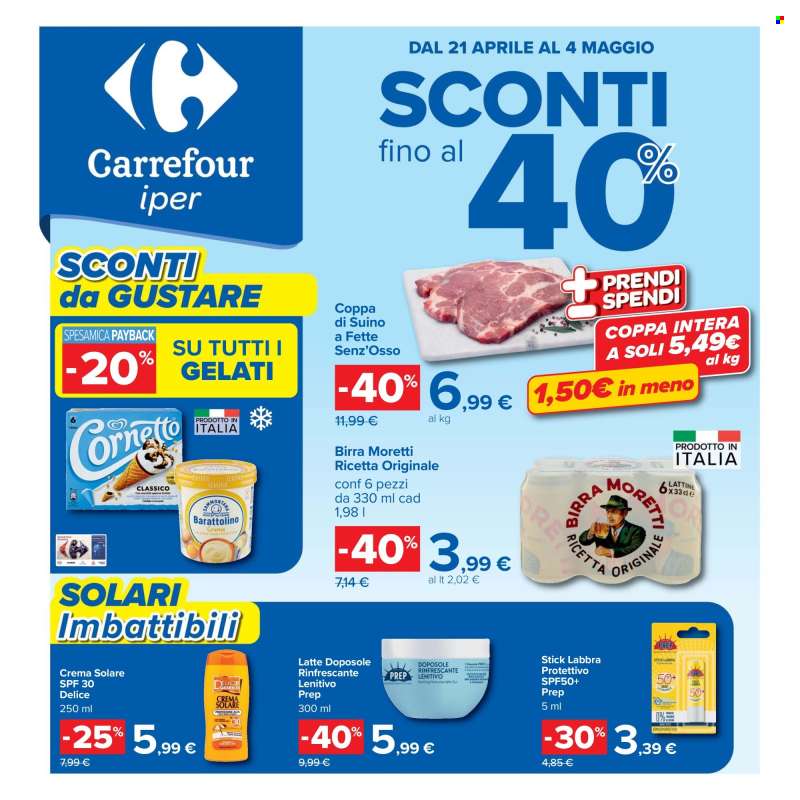Volantino Carrefour - 21/4/2026 - 4/5/2026.