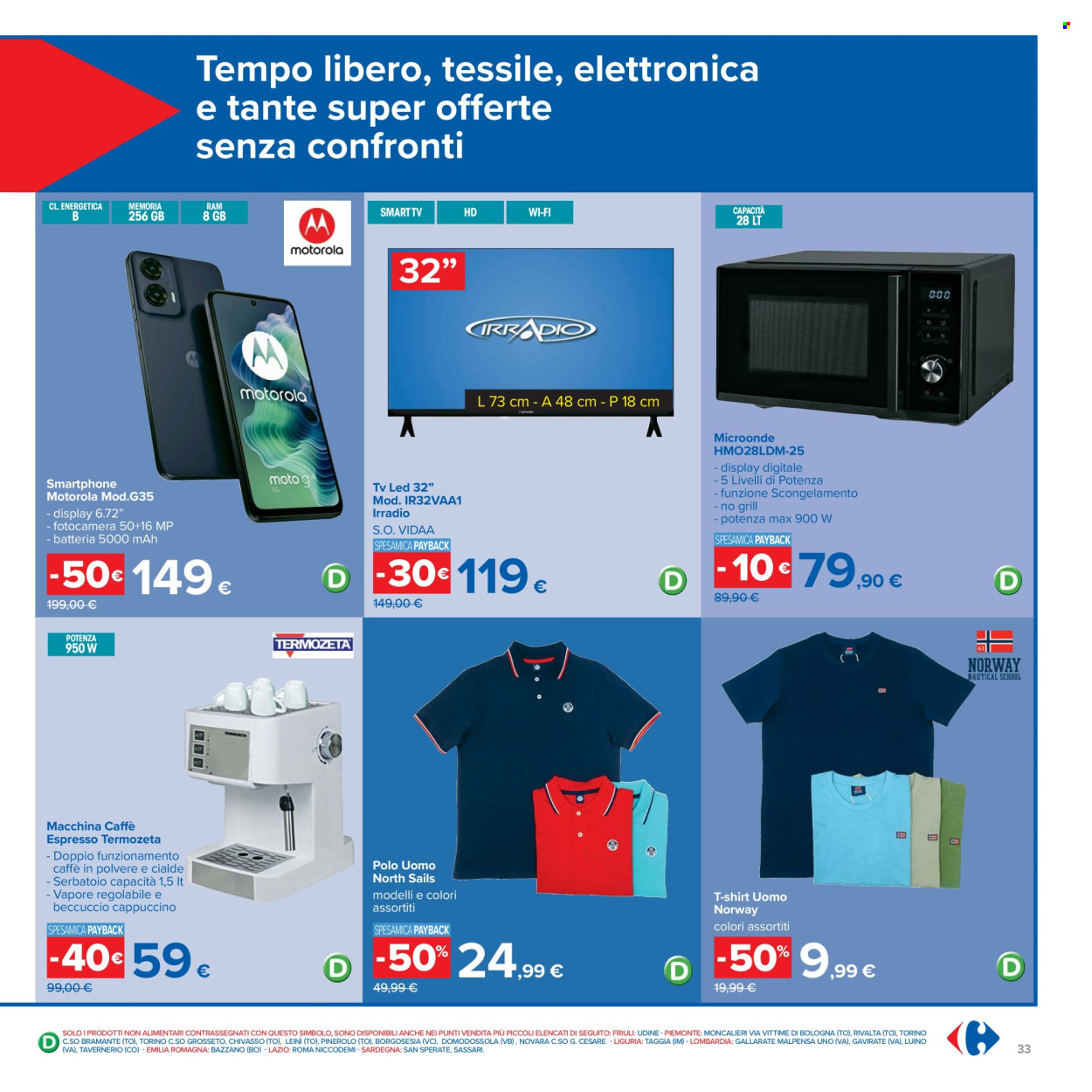 Volantino Carrefour - 21/4/2026 - 4/5/2026. Pagina 33