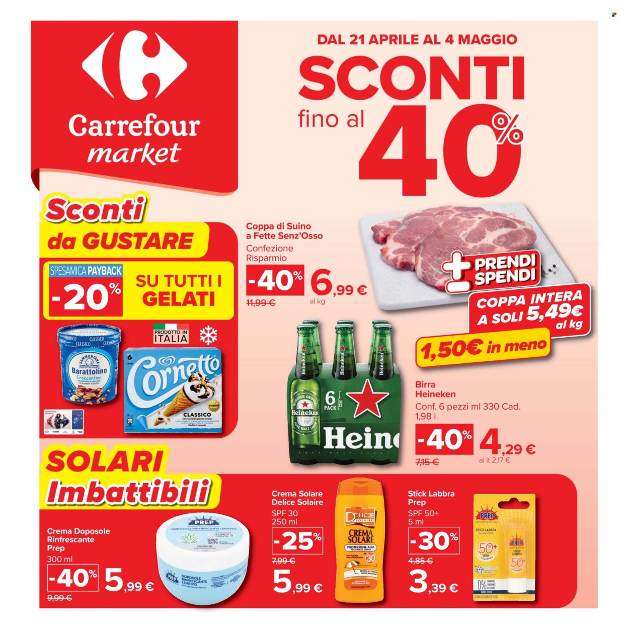 Volantino Carrefour - 21/4/2026 - 4/5/2026. Pagina 1