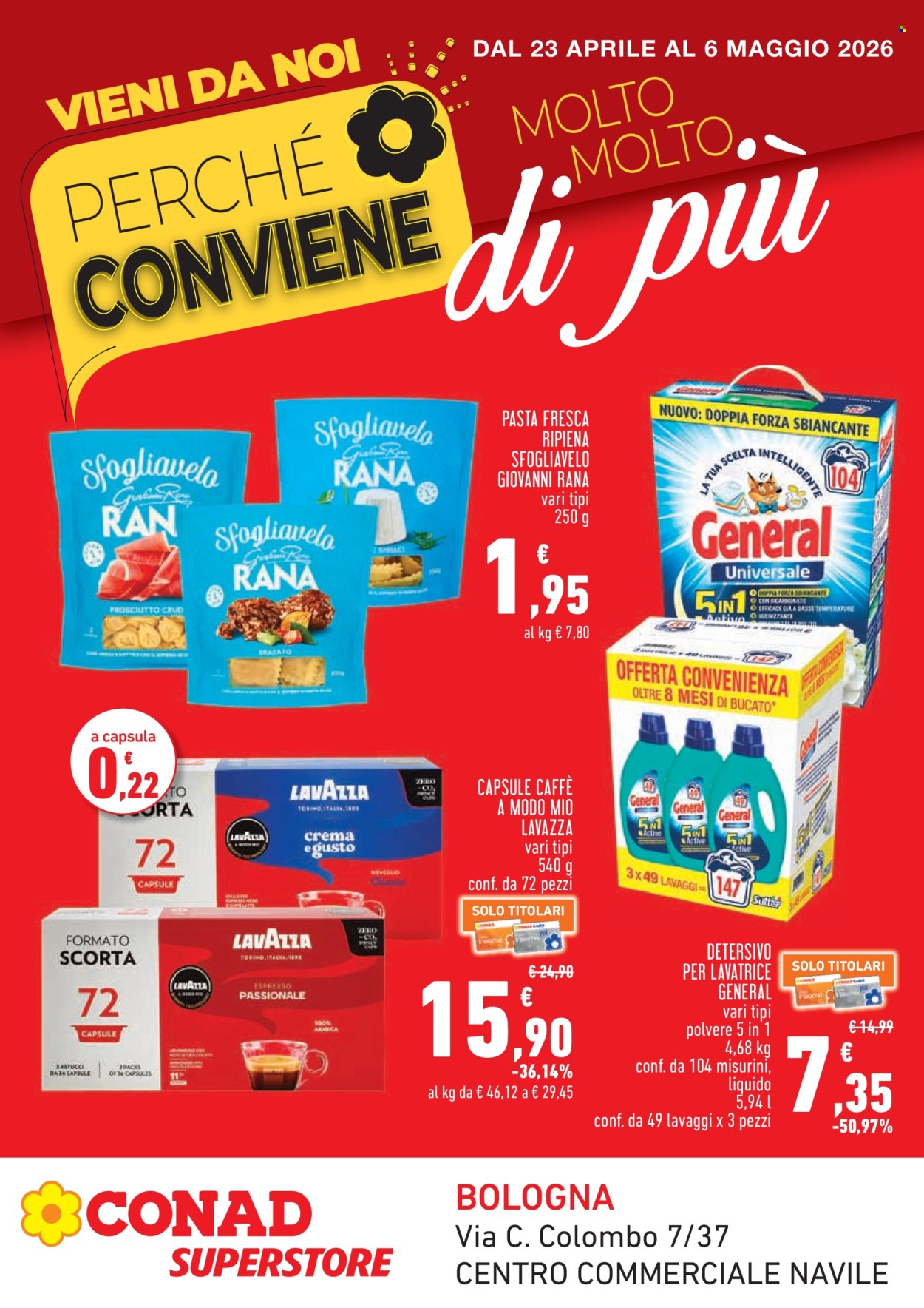 Volantino Conad Superstore - 23/4/2026 - 6/5/2026. Pagina 1