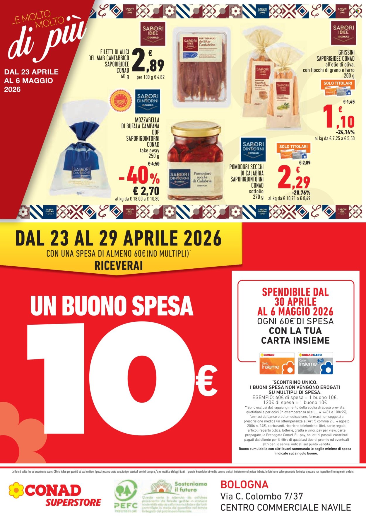 Volantino Conad Superstore - 23/4/2026 - 6/5/2026. Pagina 4