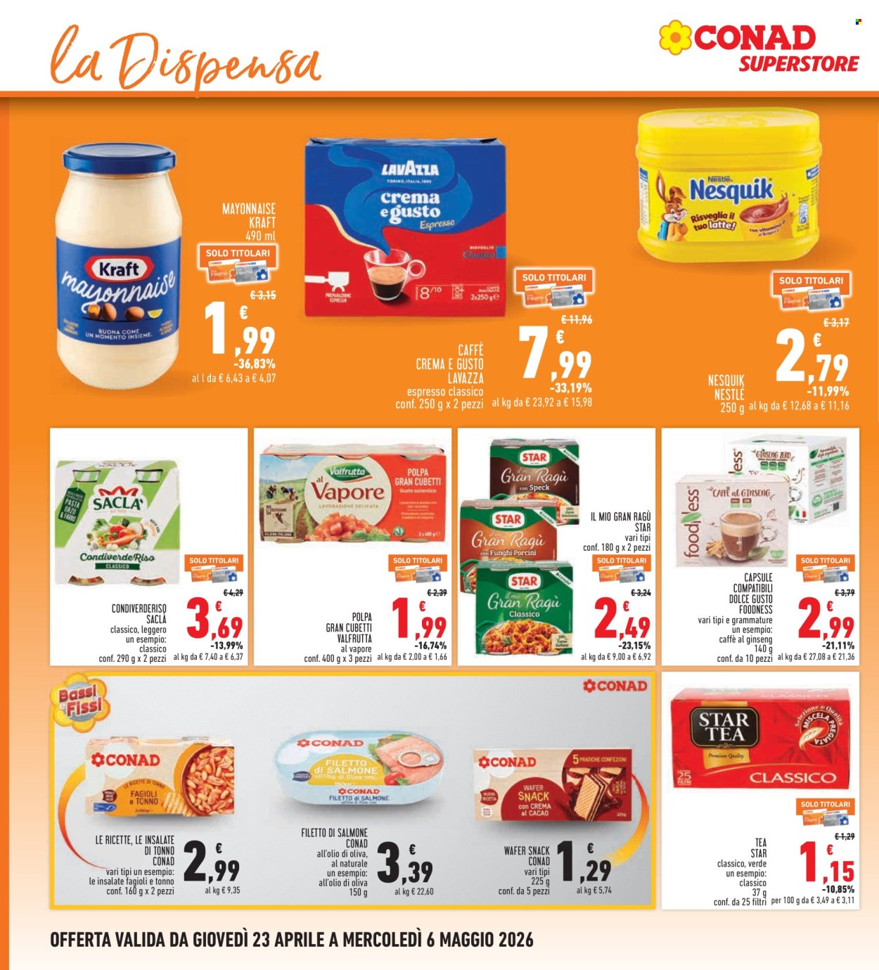 Volantino Conad Superstore - 23/4/2026 - 6/5/2026. Pagina 18