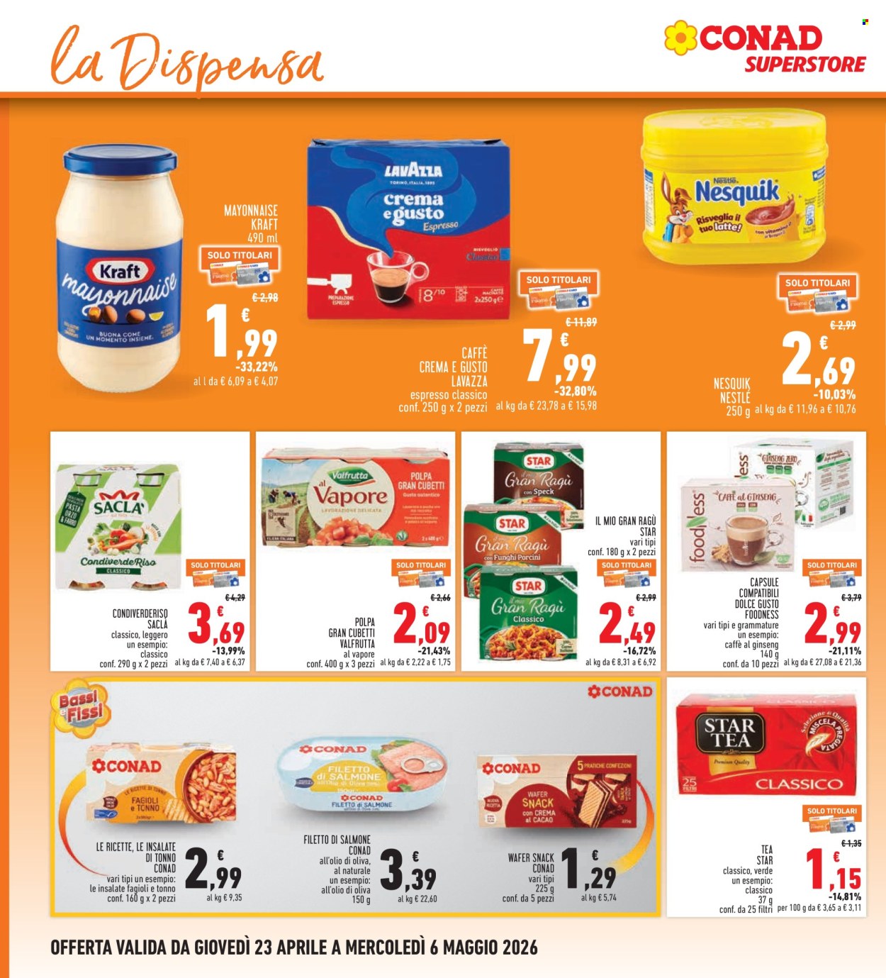 Volantino Conad - 23/4/2026 - 6/5/2026. Pagina 18