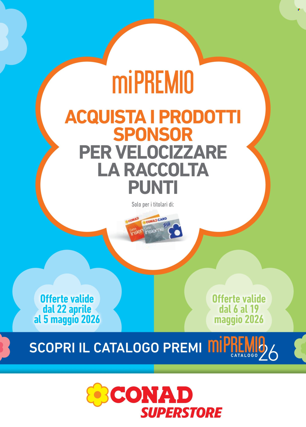 Volantino Conad - 22/4/2026 - 19/5/2026. Pagina 1