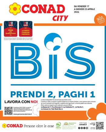 Volantino Conad City - 17/4/2026 - 23/4/2026.