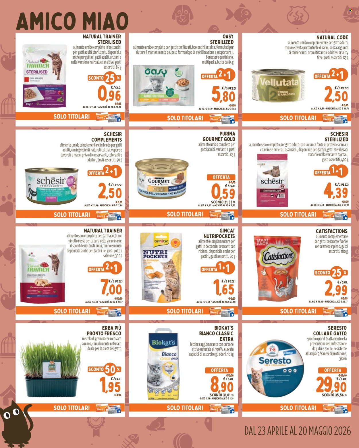 Volantino Pet Store Conad - 23/4/2026 - 20/5/2026. Pagina 4