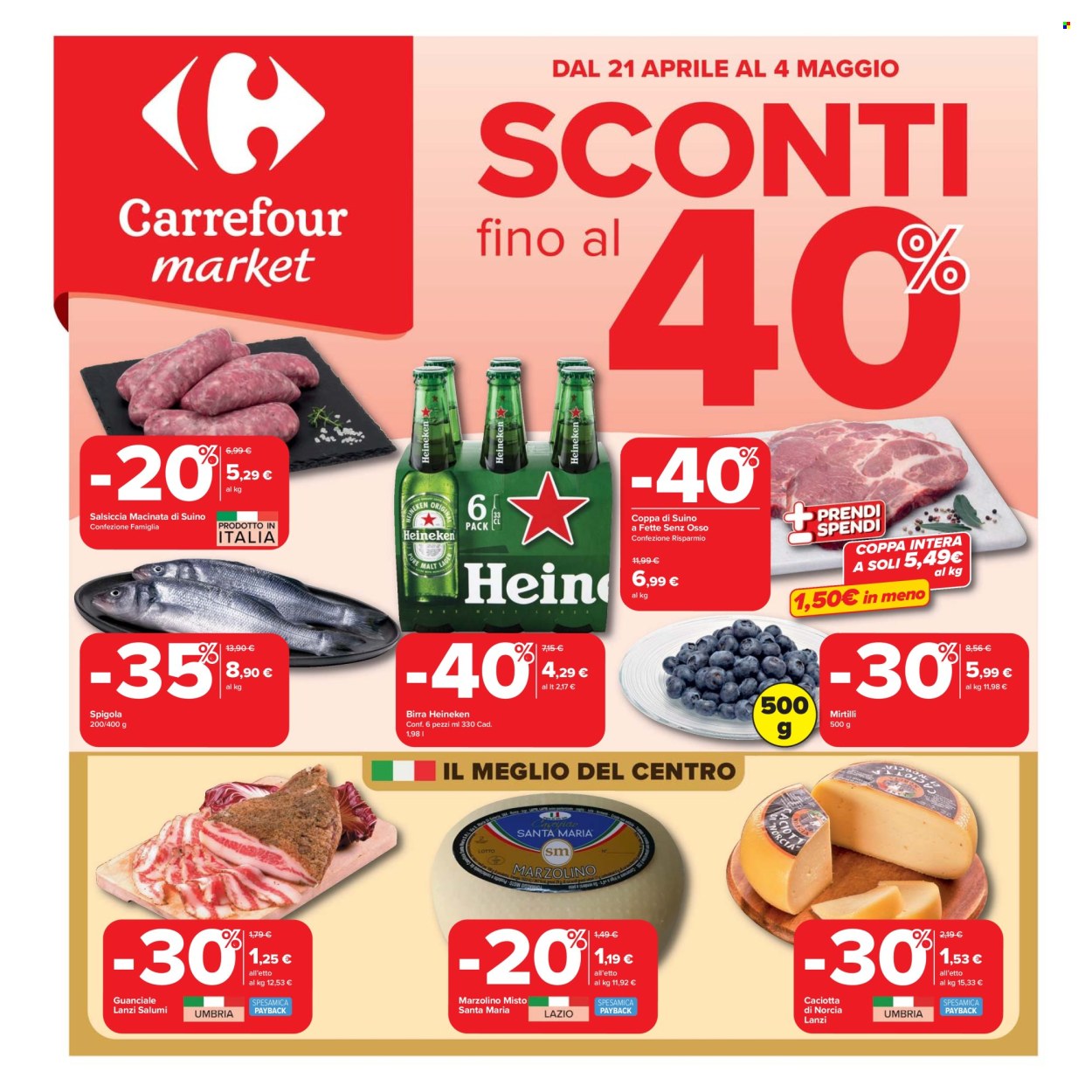 Volantino Carrefour - 21/4/2026 - 4/5/2026. Pagina 1