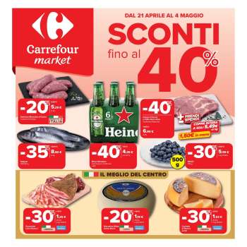 Volantino Carrefour - 21/4/2026 - 4/5/2026.