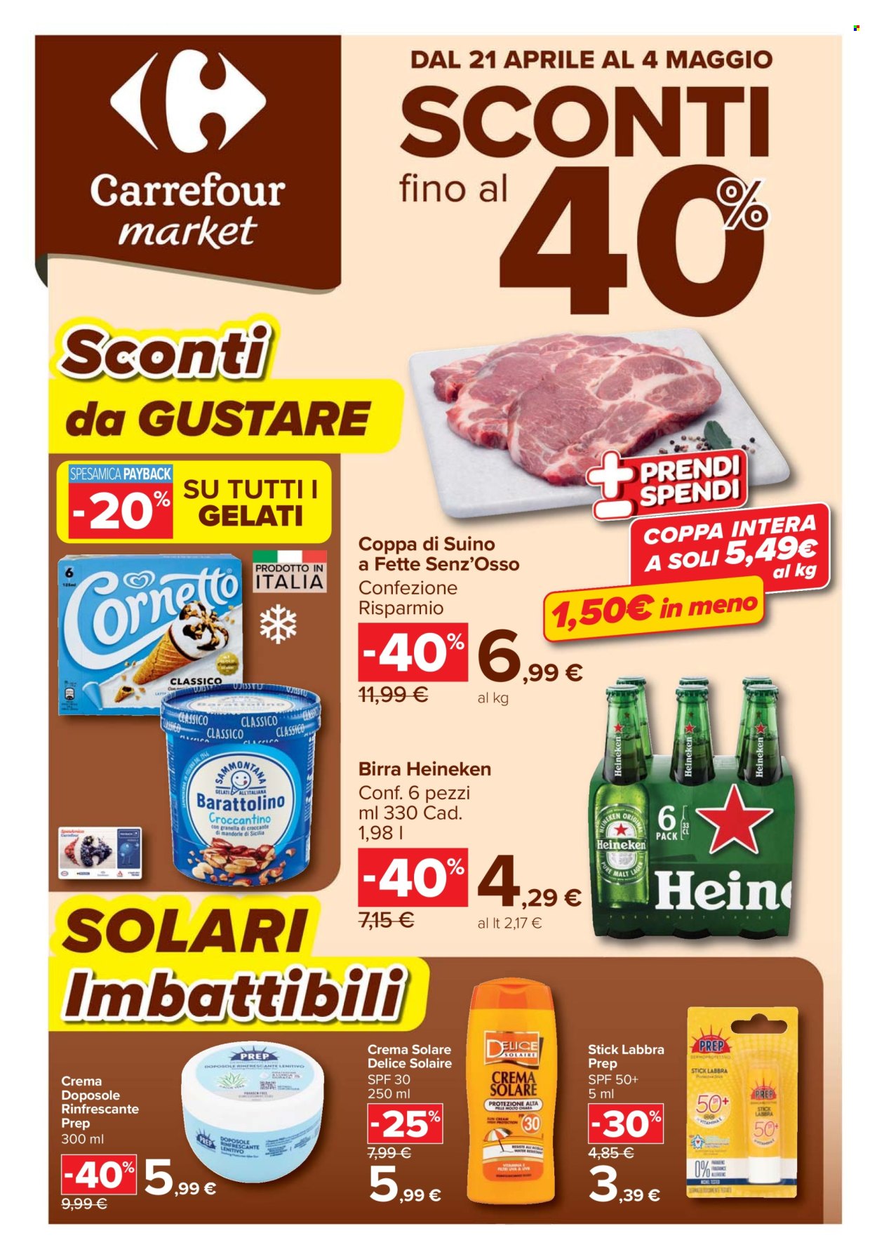 Volantino Carrefour - 21/4/2026 - 4/5/2026. Pagina 1