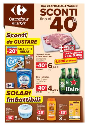 Volantino Carrefour - 21/4/2026 - 4/5/2026.