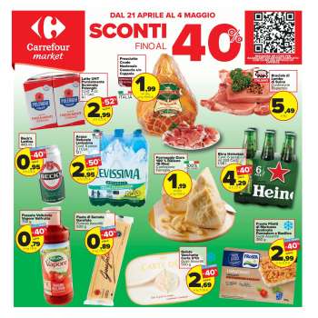 Volantino Carrefour - 21/4/2026 - 4/5/2026.